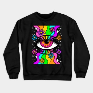 Fire in her eyes Crewneck Sweatshirt